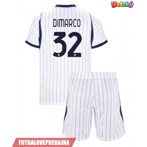 Lacne Dětský Futbalové dres Inter Milan Federico Dimarco #32 2026-27 Krátky Rukáv - Preč (+ trenírky)